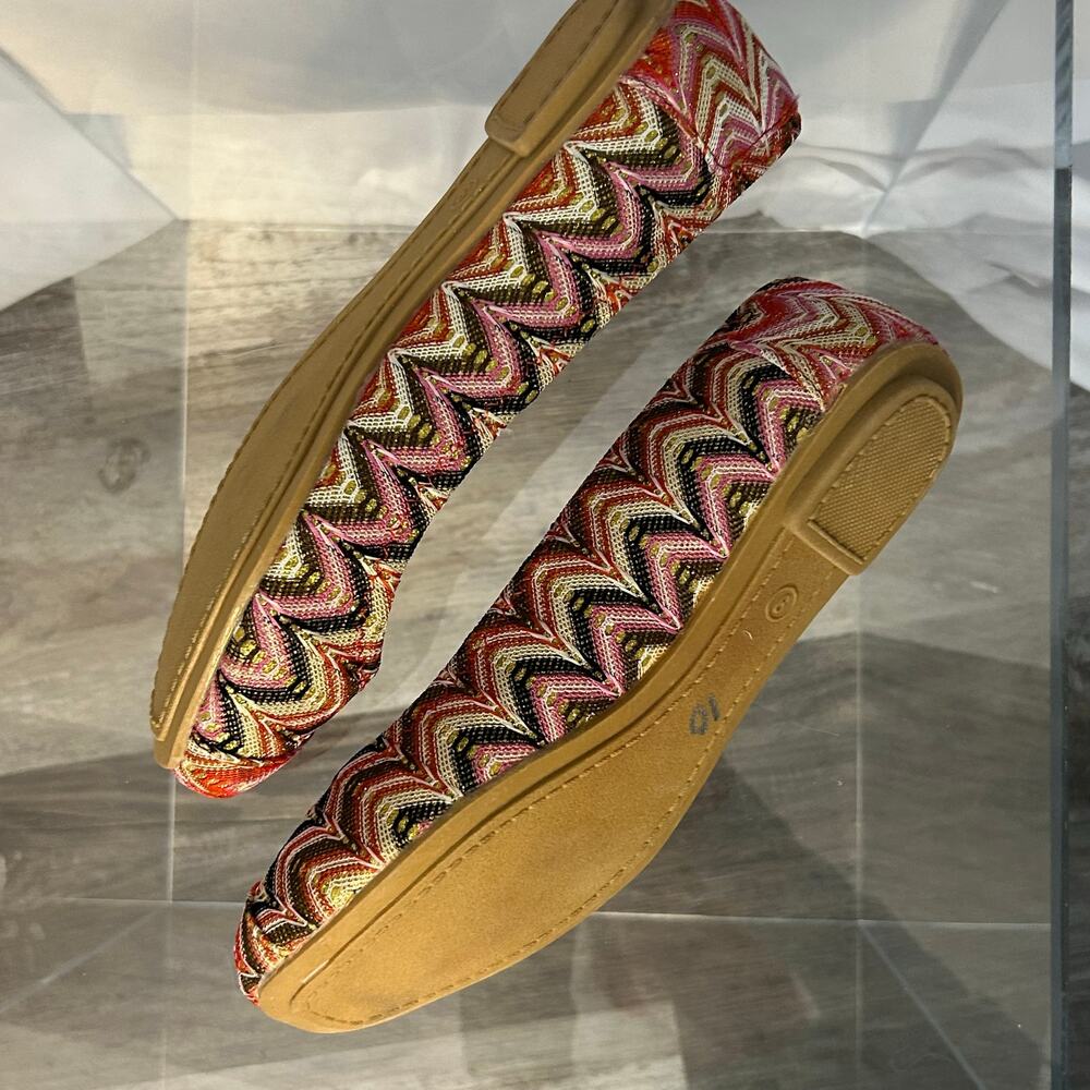 Shoes of Soul Woven Ballet Flats | Women’s Size 9 | Metallic Gold Thread Detail